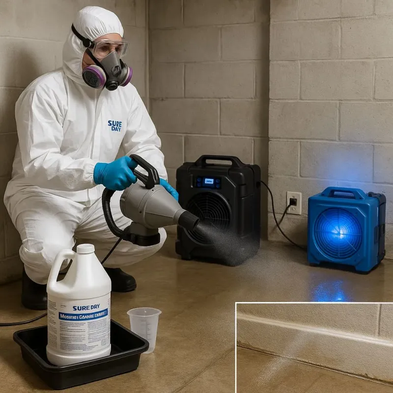 Sanitization and Odor Removal process in Frackville, PA