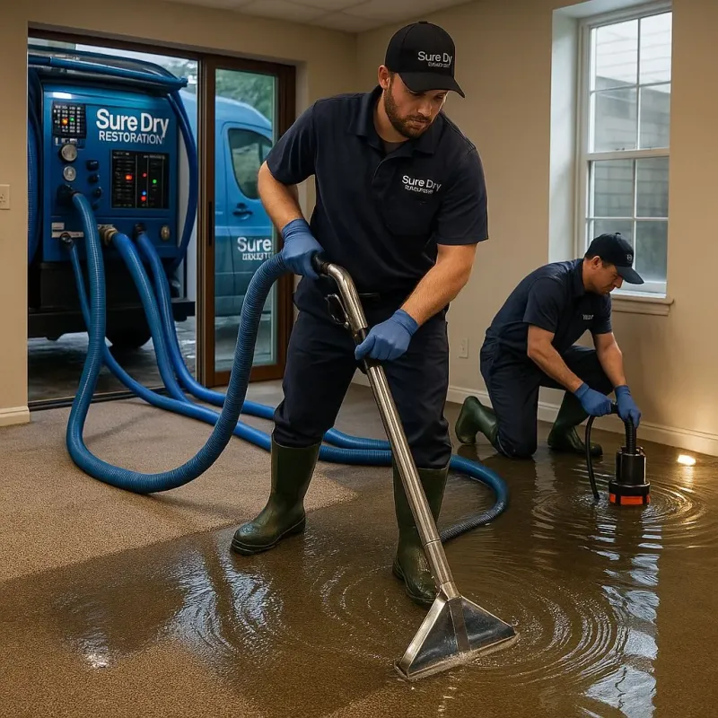 Water Extraction and Removal process in Frackville, PA
